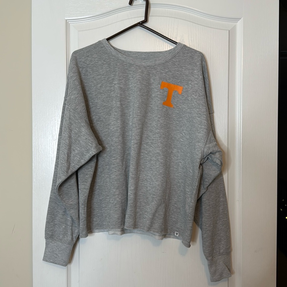 Fanatics University of Tennessee Volunteers Raw Hem Sweatshirt Gray XL